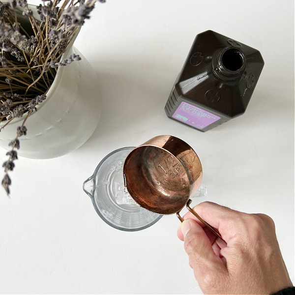 Adding hydrogen peroxide to a DIY Stain Remover Recipe