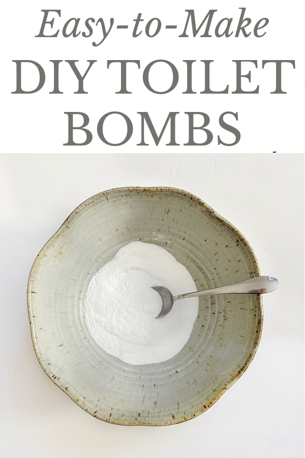 Baking soda in large clay bowl with spoon