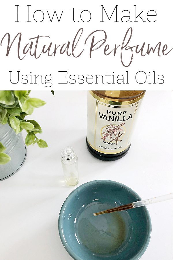 Adding vanilla as a base note to natural homemade perfume