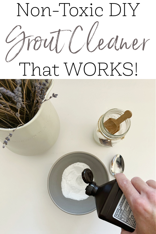 Adding hydrogen peroxide to DIY Grout Cleaner