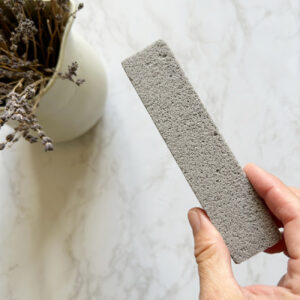Pumice stone to clean glass stovetop