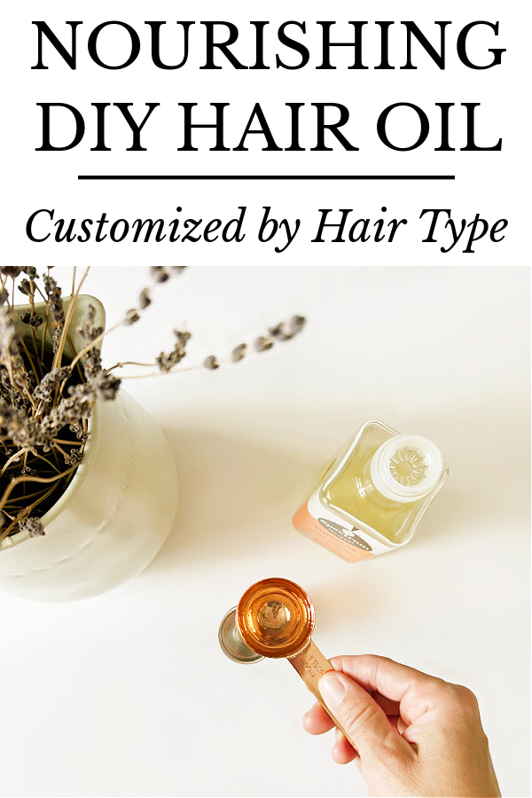Adding almond oil to DIY Hair Oil