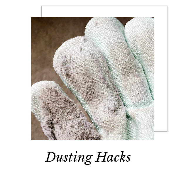 Dusty dusting glove