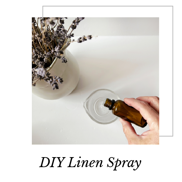 Adding essential oil to DIY Linen Spray