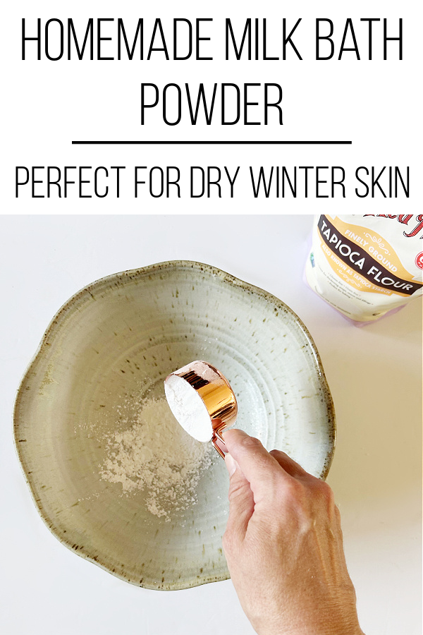 Adding Tapioca Flour to a DIY Milk Bath Recipe