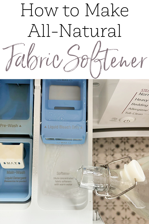 Adding DIY Fabric Softener to Washing Machine