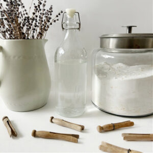 Natural Homemade Fabric Softener made with vinegar and essential oil